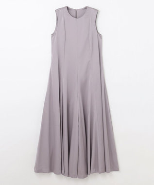 GRACE CONTINENTAL サテンフレアドレスパンツ グレー