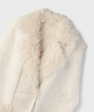 GRACE CONTINENTAL 【LOU ANDREA】フェイクポケットジレ ホワイト