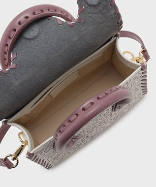 GRACE CONTINENTAL MiniRSHandbag-ls モーブピンク