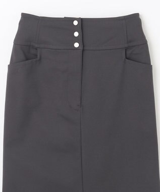 GRACE CONTINENTAL ストレッチタイトスカート チャコール