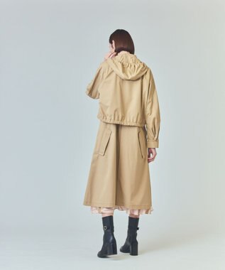 GRACE CONTINENTAL ミリタリー3WAYコート ベージュ