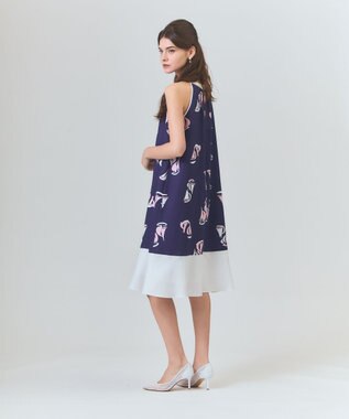 GRACE CONTINENTAL マリンホルタードレス ネイビー