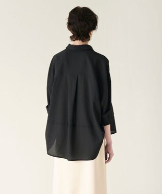 GRACE CONTINENTAL コクーンシルエットシャツ ブラック