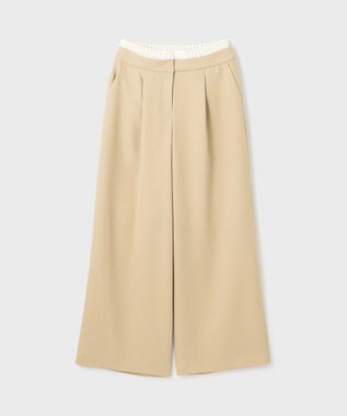 GRACE CONTINENTAL キャミ付レイヤードパンツ ベージュ