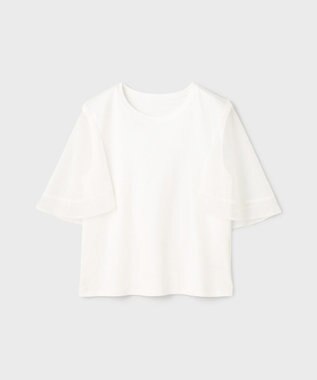 GRACE CONTINENTAL シアーケープカットトップ ホワイト