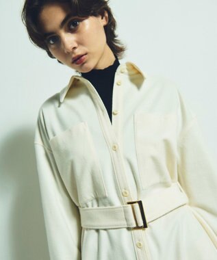 ウールロングシャツドレス / GRACE CONTINENTAL | GRACE ウールロングシャツドレス / GRACE CONTINENTAL | GRACE
