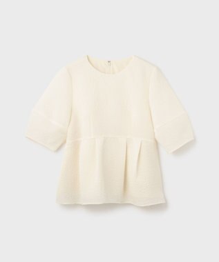 GRACE CONTINENTAL オーガンジージャガードトップ キナリ