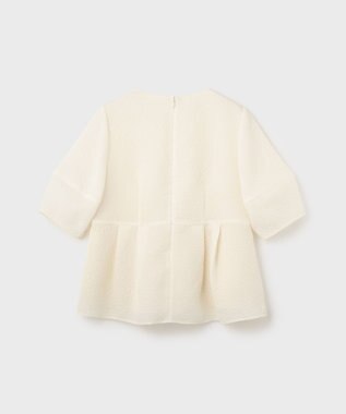 GRACE CONTINENTAL オーガンジージャガードトップ キナリ