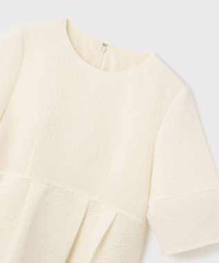 GRACE CONTINENTAL オーガンジージャガードトップ キナリ