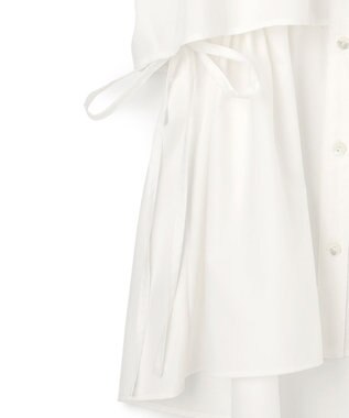 GRACE CONTINENTAL レイヤードドロストシャツ ホワイト