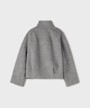 GRACE CONTINENTAL アルパカシャギージャケット グレー