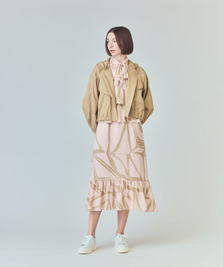 GRACE CONTINENTAL ミリタリー3WAYコート ベージュ