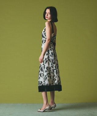 GRACE CONTINENTAL リボンオパールドレス キナリ