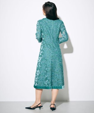 GRACE CONTINENTAL ワンピース バイカラーVネックニットワンピース / GRACE CONTINENTAL