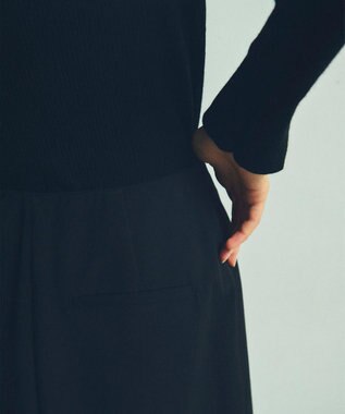 GRACE CONTINENTAL ペンシルスリットスカート ブラック