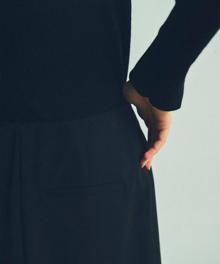 GRACE CONTINENTAL ペンシルスリットスカート ブラック