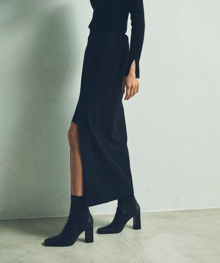 GRACE CONTINENTAL ペンシルスリットスカート ブラック