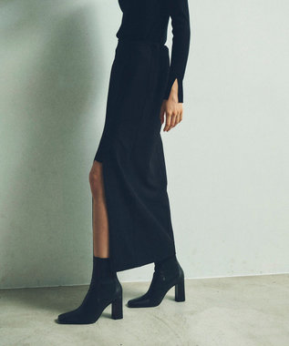 GRACE CONTINENTAL ペンシルスリットスカート ブラック