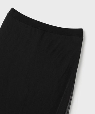 GRACE CONTINENTAL シアーニットパンツ ブラック