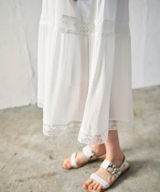 GRACE CONTINENTAL レースコンビカフタンワンピース キナリ