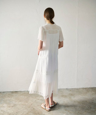 GRACE CONTINENTAL レースコンビカフタンワンピース キナリ