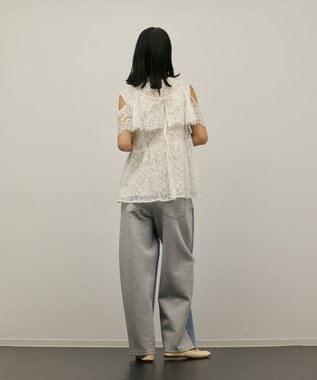 GRACE CONTINENTAL レイヤードレーストップ キナリ