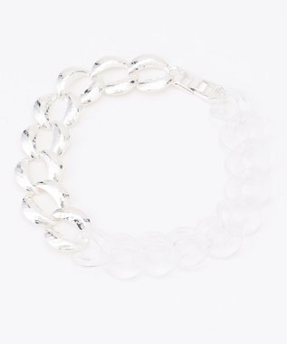 GRACE CONTINENTAL gren チェーンネックレス クリア