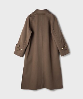 GRACE CONTINENTAL ウールカシミヤリバーコート ブラウン