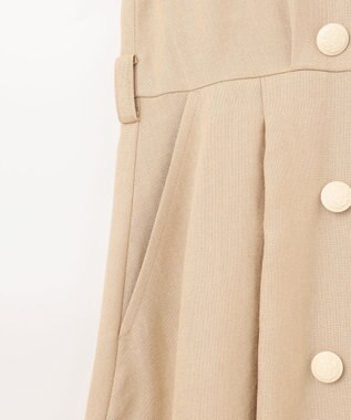 GRACE CONTINENTAL テーラーフレアワンピース ベージュ