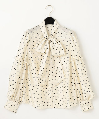 ドットラメフロッキーブラウス / GRACE CONTINENTAL | GRACE ドットラメフロッキーブラウス / GRACE CONTINENTAL | GRACE