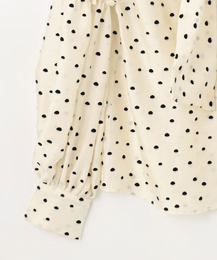 ドットラメフロッキーブラウス / GRACE CONTINENTAL | GRACE ドットラメフロッキーブラウス / GRACE CONTINENTAL | GRACE