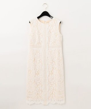 GRACE CONTINENTAL レースタイトドレス キナリ