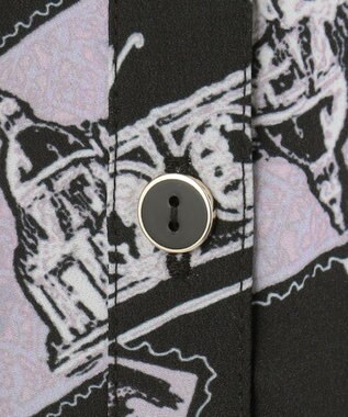 Diagram スタンププリントワンピース 極美品】ダイアグラム スタンププリントワンピース ロング丈