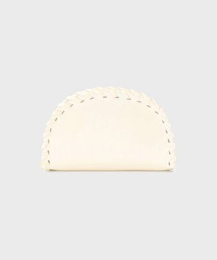 GRACE CONTINENTAL V_circle pouch パールホワイト