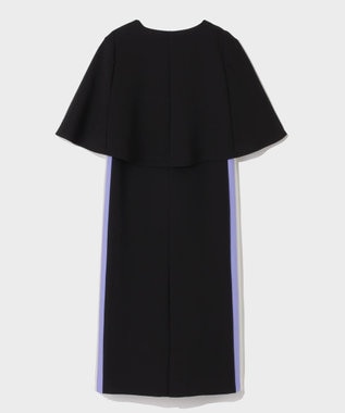 GRACE CONTINENTAL ケープレイヤードドレス ブラック