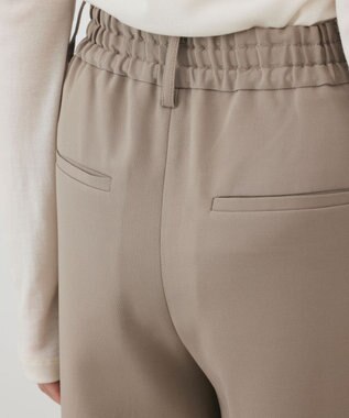 GRACE CONTINENTAL ダブルクロスバレルパンツ ベージュ