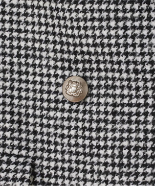 GRACE CONTINENTAL 千鳥ライトウールジレ ブラック