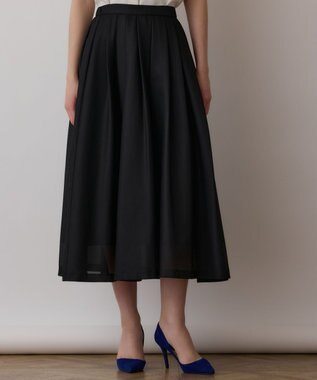 GRACE CONTINENTAL シアーメッシュスカート ブラック