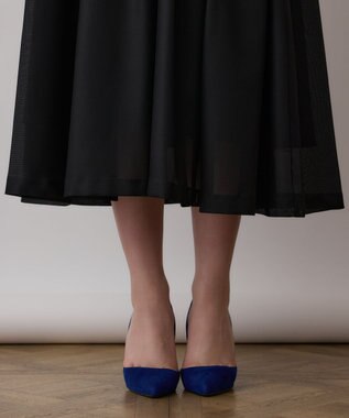 GRACE CONTINENTAL シアーメッシュスカート ブラック