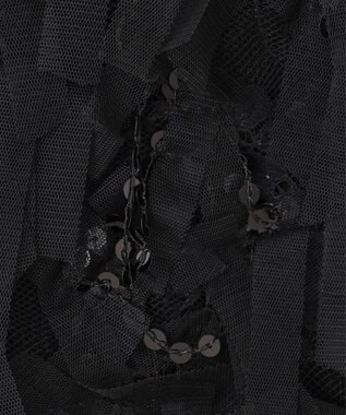 GRACE CONTINENTAL フリンジベスト ブラック