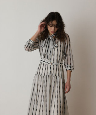 GRACE CONTINENTAL ハートストライプワンピース キナリ