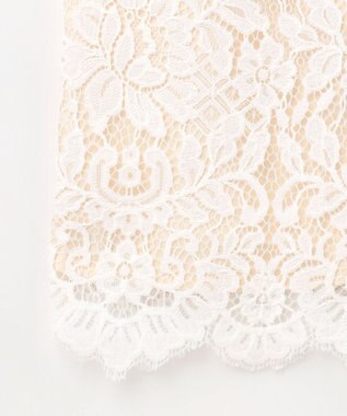 GRACE CONTINENTAL レースタイトドレス キナリ