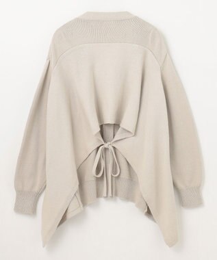 GRACE CONTINENTAL リリヤーンルーズカーディガン グレー