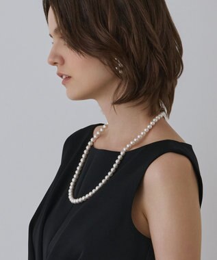 GRACE CONTINENTAL サテンクロスドレープワンピース ブラック