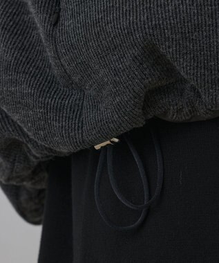 GRACE CONTINENTAL スタンドニットダウンベスト グレー