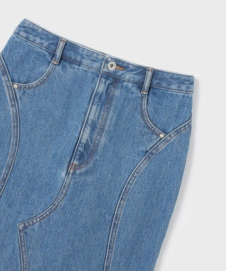 GRACE CONTINENTAL マーメイドデニムスカート インディゴ