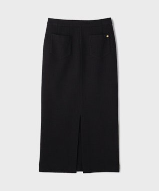 GRACE CONTINENTAL ジャージペンシルスカート ブラック