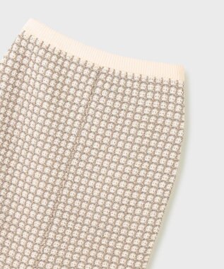 GRACE CONTINENTAL ツイードニットスカート キナリ