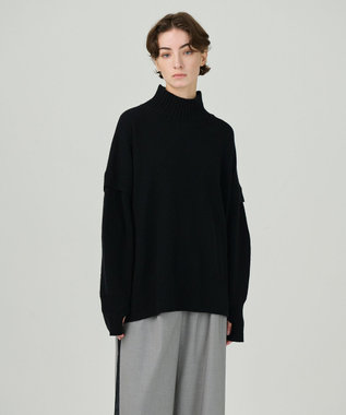 GRACE CONTINENTAL クーマラムニットトップ ブラック