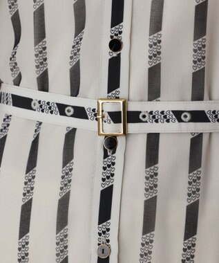 GRACE CONTINENTAL ハートストライプワンピース キナリ